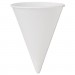 Dart SCC4BRCT Cone Water Cups, Cold, Paper, 4oz, White, 200/Bag, 25 Bags/Carton