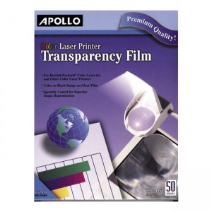 Apollo VCG7070E Color LaserJet Transparency Film APOCG7070