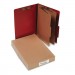 ACCO 16036 Pressboard 25-Pt Classification Folders, Legal, 6-Section, Earth Red, 10/Box ACC16036
