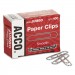 ACCO 72580 Smooth Economy Paper Clip, Metal Wire, Jumbo, Silver, 100/Box, 10 Boxes/Pack ACC72580