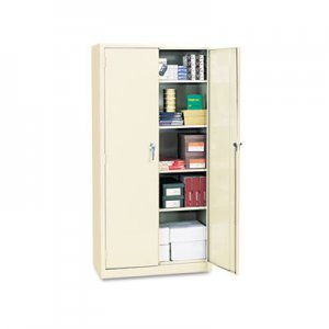 Alera CM7218PY Assembled Welded Storage Cabinet, 36w x 18d x 72h, Putty ALECM7218PY