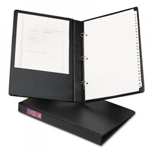 Avery 06400 Legal Durable Non-View Binder with Round Rings, 14 x 8 1/2, 1" Capacity, Black AVE06400