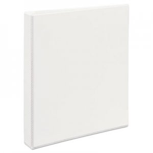 Avery 09301 Durable View Binder w/Nonlocking EZD Rings, 11 x 8 1/2, 1" Cap, White AVE09301