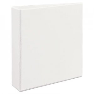 Avery 09501 Durable View Binder w/Nonlocking EZD Rings, 11 x 8 1/2, 2" Cap, White AVE09501