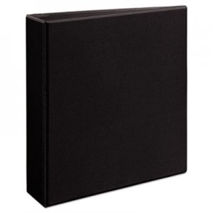 Avery 09500 Durable View Binder w/Nonlocking EZD Rings, 11 x 8 1/2, 2" Cap, Black AVE09500