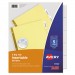 Avery AVE11110 Insertable Big Tab Dividers, 5-Tab, Letter