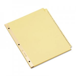 Avery 11308 Preprinted Laminated Tab Dividers w/Gold Reinforced Binding Edge, 31-Tab, Letter AVE11308
