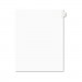 Avery AVE11911 Avery-Style Legal Exhibit Side Tab Divider, Title: 1, Letter, White, 25/Pack