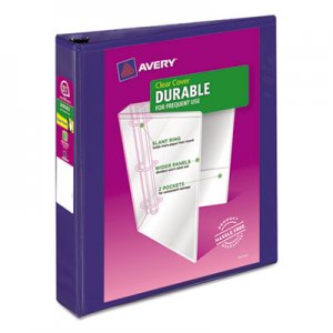 Avery 17024 Durable View Binder w/Slant Rings, 11 x 8 1/2, 1 1/2" Cap, Blue AVE17024