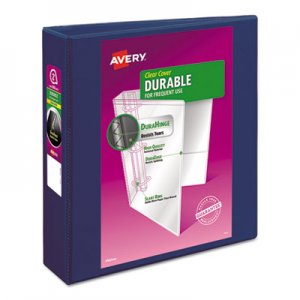 Avery AVE17034 Durable View Binder w/Slant Rings, 11 x 8 1/2, 2" Cap, Blue
