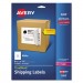 Avery 5265 Shipping Labels w/Ultrahold Ad & TrueBlock, Laser, 8 1/2 x 11, White, 25/Pack AVE5265