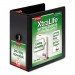 Cardinal CRD26351 XtraLife ClearVue Non-Stick Locking Slant-D Ring Binder, 3 Rings, 5" Capacity, 11 x 8.5, Black