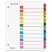 Cardinal CRD60318 OneStep Printable Table of Contents and Dividers, 12-Tab, Jan. to Dec., 11 x 8.5, White, 1