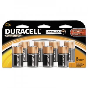 Duracell MN14RT8Z CopperTop Alkaline Batteries with Duralock Power Preserve Technology, C, 8/Pk DURMN14RT8Z