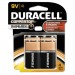 Duracell MN16RT4Z CopperTop Alkaline Batteries with Duralock Power Preserve Technology, 9V, 4/Pk DURMN16RT4Z