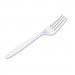 Dixie FH217 Plastic Cutlery, Heavyweight Forks, White, 1000/Carton DXEFH217