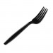 Dixie FH517 Plastic Cutlery, Heavyweight Forks, Black, 1000/Carton DXEFH517