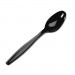 Dixie TH517 Plastic Cutlery, Heavyweight Teaspoons, Black, 1000/Carton DXETH517