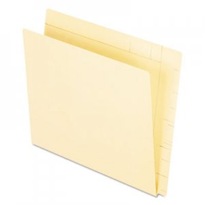 Pendaflex PFX16640 Manila Conversion Folders, Straight Tab, Letter Size, 100/Box