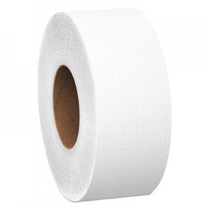 Scott KCC07223 Essential JRT Jumbo Roll Bathroom Tissue, Septic Safe, 1-Ply, White, 2000 ft, 12 Rolls/Carton