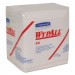 WypAll KCC41200 X70 Cloths, 1/4 Fold, 12 1/2 x 12, White, 76/Pack, 12 Packs/Carton