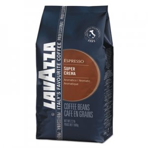 Lavazza 4202 Super Crema Whole Bean Espresso Coffee, 2.2lb Bag, Vacuum-Packed LAV4202