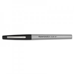 Paper Mate 8330152 Flair Porous Point Stick Free-Flowing Liquid Pen, Black Ink, Ultra Fine, Dozen PAP8330152