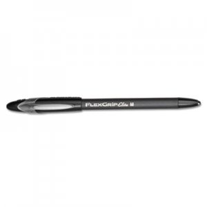 Paper Mate 85585 FlexGrip Elite Ballpoint Stick Pen, Black Ink, Medium, Dozen PAP85585