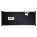 Quartet B347A Embossed Bulletin Board, Hi-Density Foam, 72 x 48, Black, Aluminum Frame QRTB347A