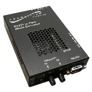 Transition Networks SRS2F3114-100-NA RS232 Copper to Fiber Media Converter SRS2F3114-100