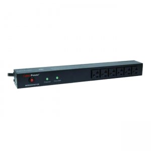 CyberPower RKBS20ST6F12R Rackbar Surge Suppressor RM 1U 20A 18-Outlet