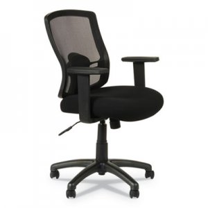 Alera ALEET42ME10B Etros Series Mesh Mid-Back Swivel/Tilt Chair, Black