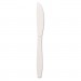 Dixie KM217 Plastic Cutlery, Heavy Mediumweight Knives, White, 1000/Carton DXEKM217
