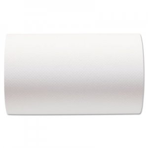 Georgia Pacific Professional 26610 Hardwound Paper Towel Roll, Nonperforated, 9 x 400ft, White, 6 Rolls/Carton GPC26610