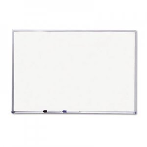 Mead 85358 Dry-Erase Board, Melamine Surface, 72 x 48, Silver Aluminum Frame MEA85358