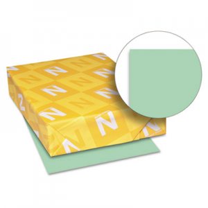 Neenah Paper 49561 Exact Index Card Stock, 110 lbs., 8-1/2 x 11, Green, 250 Sheets/Pack WAU49561