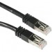 C2G 28696 50 ft Cat5e Molded Shielded Network Patch Cable - Black