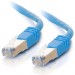 C2G 28701 75 ft Cat5e Molded Shielded Network Patch Cable - Blue