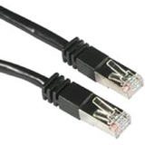 C2G 28705 75 ft Cat5e Molded Shielded Network Patch Cable - Black
