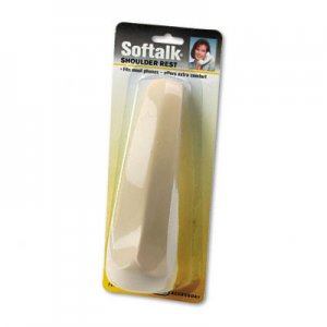 Softalk 105M Standard Telephone Shoulder Rest, 7 Long x 2w x 2-1/2h, Ivory SOF105M