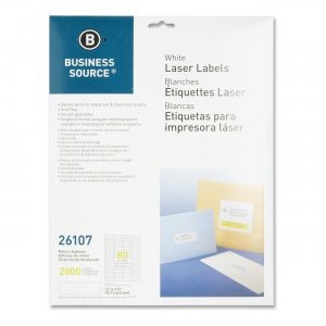 Business Source 26107 Return Address Mailing Label BSN26107
