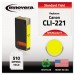 Innovera IVRCNCLI221Y Remanufactured 2949B001 (CLI-221) Ink, Yellow