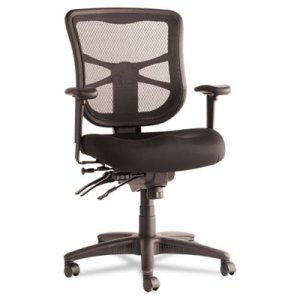 Alera ALEEL42ME10B Elusion Series Mesh Mid-Back Multifunction Chair, Black