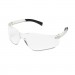 Crews BK110 BearKat Safety Glasses, Wraparound, Black Frame/Clear Lens CRWBK110