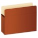 Pendaflex PFXS26E Pocket File, 3.5" Expansion, Legal Size, Red Fiber