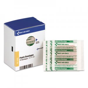 First Aid Only 3000 Patch Bandages, 1 1/2" x 1 1/2", SmartCompliance Refill, 10/Box FAO3000