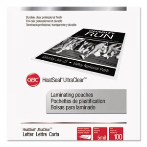 Swingline GBC GBC3200654 UltraClear Thermal Laminating Pouches, 5 mil, 9 x 11 1/2, 100/Pack