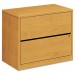 HON 10563CC 10500 Series Two-Drawer Lateral File, 36w x 20d x 29-1/2h, Harvest HON10563CC