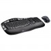 Logitech 920002555 MK550 Wireless Desktop Set, Keyboard/Mouse, USB, Black LOG920002555
