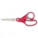 Scotch 1428 Multi-Purpose Scissors, Pointed, 8" Length, 3-3/8" Cut, Red/Gray MMM1428